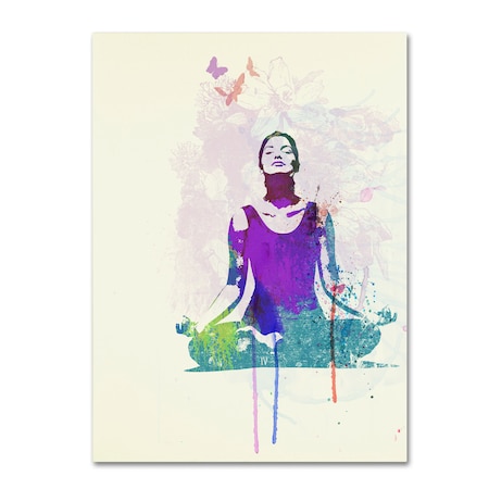 Trademark Fine Art Naxart 'Meditating Mind' Canvas Art, 24x32 ALI0200-C2432GG